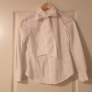 Cute Bow w/ White Shirt